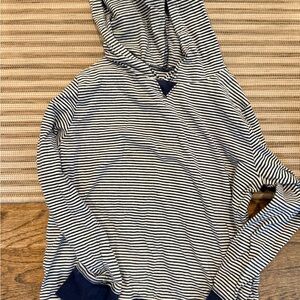 Crewcuts Navy and White Striped Top